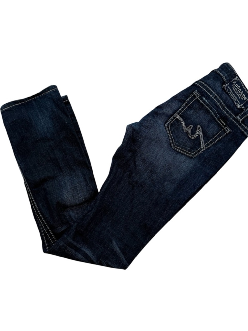 Anoname Dark Blue Women's Straight Leg Jeans Size 28